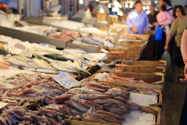 Fischmarkt in Zakintos