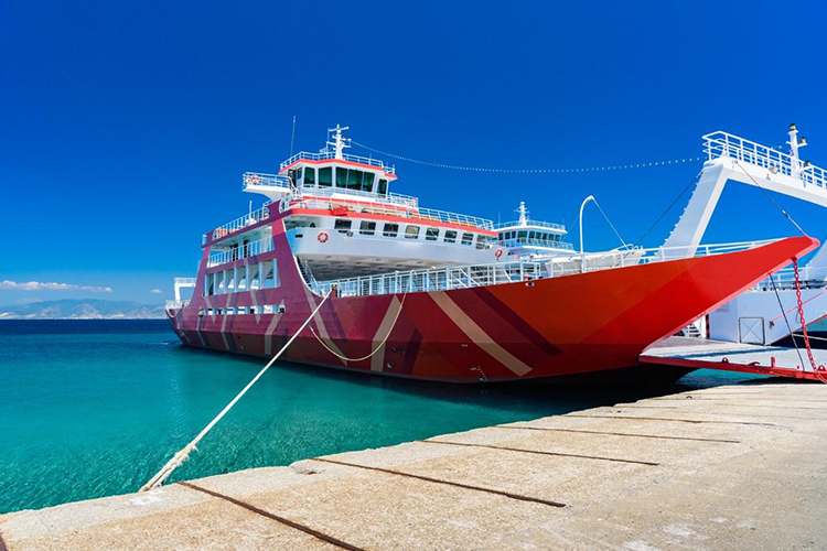 Hafen Limenas Thassos Fähre