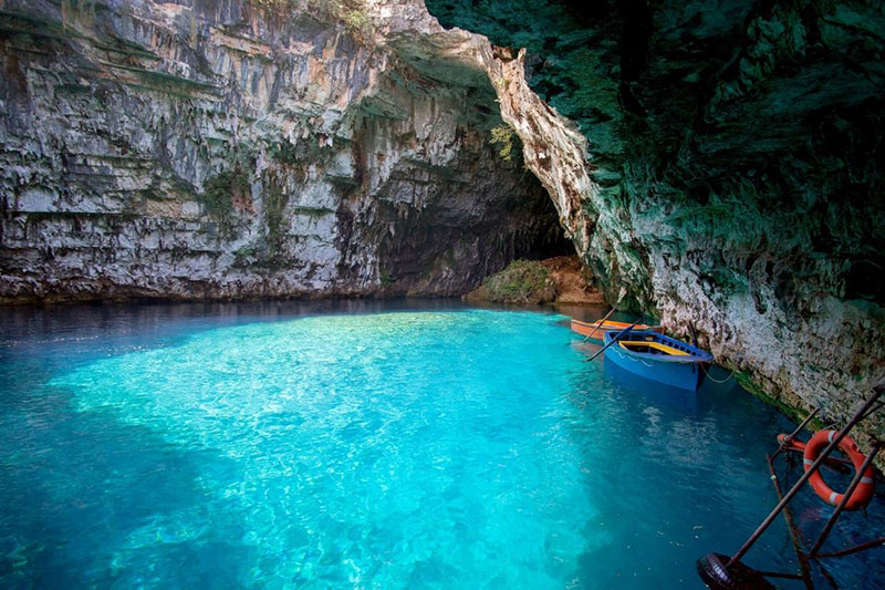 See Höhle von Melissani Insel Kefalonia