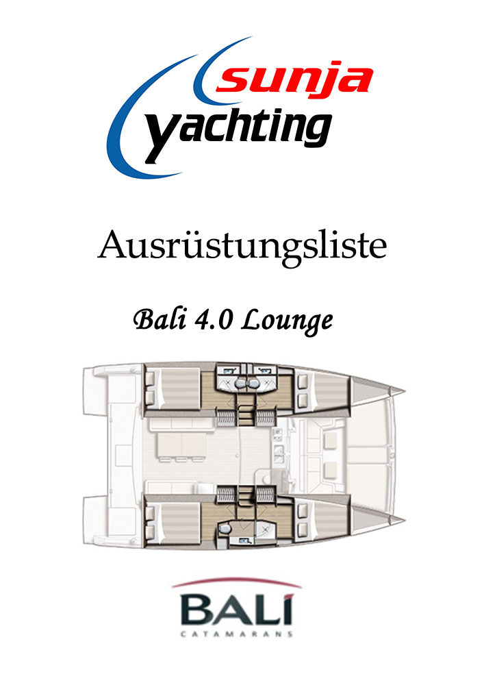 Bali 4.0 Lounge Ausrüstungsliste