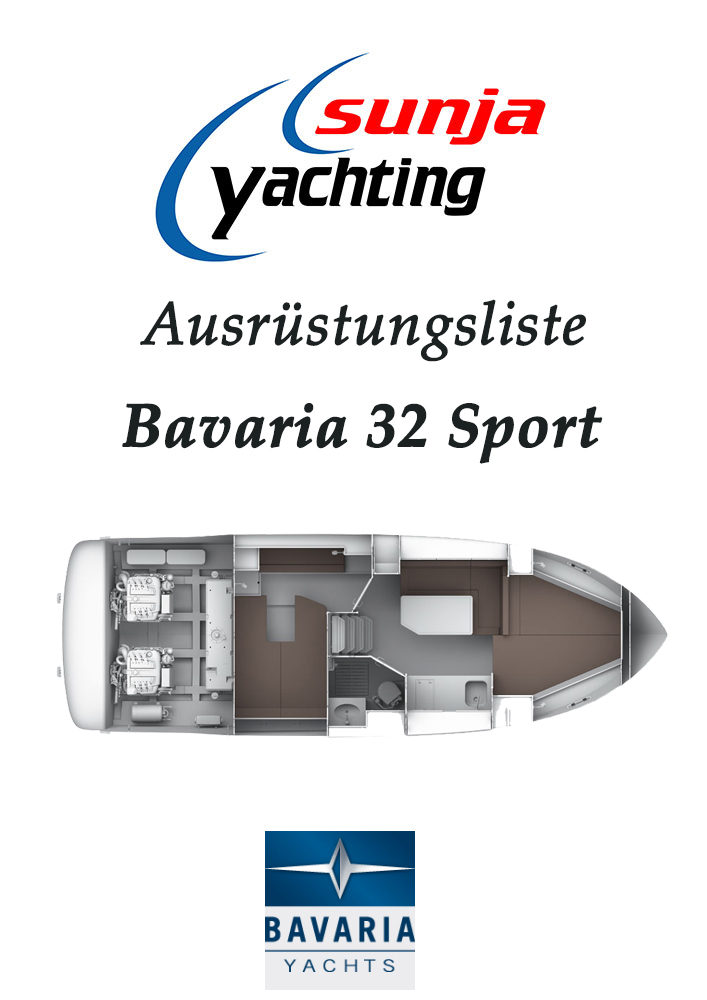 Ausrüstungsliste Bavaria 32 Sport