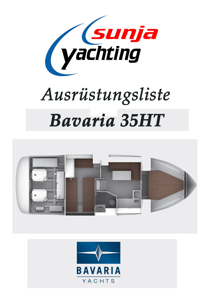 Ausrüstungsliste Bavaria 35 HT Motorboot